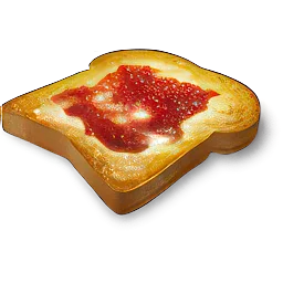 Pan con mermelada