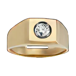 Anillo de citrino